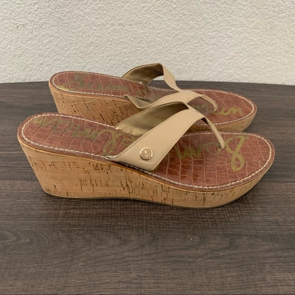 Sam Edelman Romy platform sandal wedge size 9.5 - Picture 2 of 9